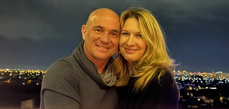 Andre Agassi and Steffi Graf