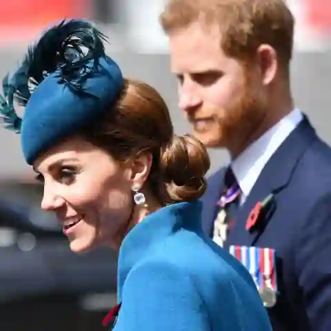 Duchess Kate and Prince Harry in 2019