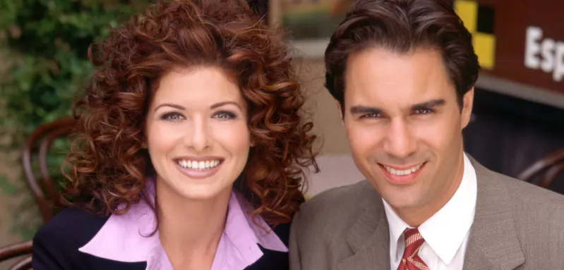 Debra Messing and Eric McCormack