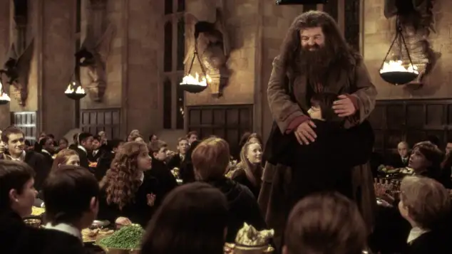 Robbie Coltrane as Hagrid