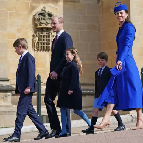 The British royals at Easter