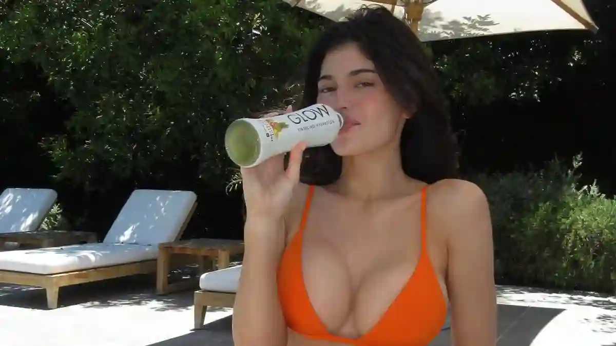 Kylie Jenner shows off in a skimpy XS bikini