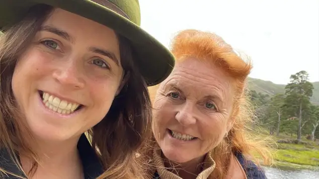 Princess Eugenie and Sarah Ferguson