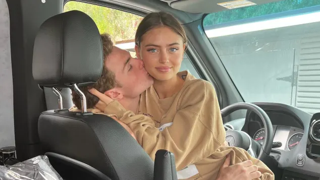 Leni Klum with her boyfriend Aris Rachevsky