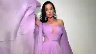 Katy Perry in a transparent dress