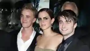 Tom Felton, Emma Watson and Daniel Radcliffe