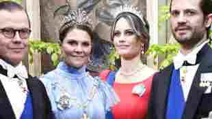 Classy at Gala Princess Sofia and Prince Carl Philip, Victoria and her husband Prince Daniel