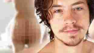 Cole Sprouse almost naked