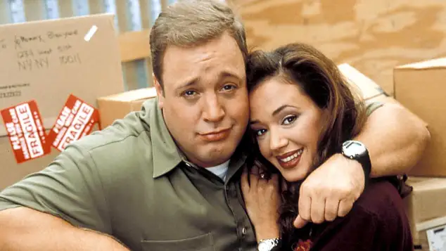 Kevin James and Leah Remini