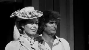 Karen Grassle and Michael Landon