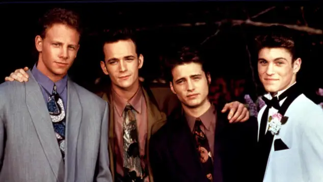 Ian Ziering, Luke Perry, Jason Priestley, Brian Austin Green