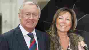 Chris Tarrant and Jane Bird arrive for The Sun Military Awards at The Guildhall on January 22, 2016 in London, England