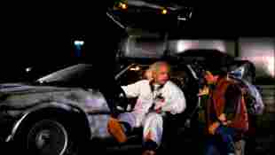 "Back To The Future" stars Michael J. Fox and Christopher Lloyd