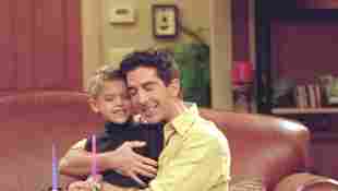 Cole Sprouse and David Schwimmer in 'Friends'
