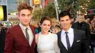 Robert Pattinson, Kristen Stewart y Taylor Lautner