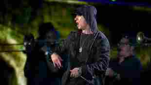 Eminem performing in 2014.