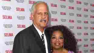 Oprah Winfrey and Stedman Graham at the 'Selma' and the Legends Who Paved the Way Gala in Goleta California, 2014.