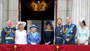 La familia real en el balcón del Palacio de Buckingham