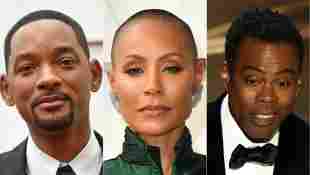 Jada Pinkett-Smith Seen For First Time After The Slap – Is Will Smith With Her? gold dress Instagram
