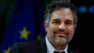 Mark Ruffalo attends a European Parliament Committee's public hearing on February 5, 2020.