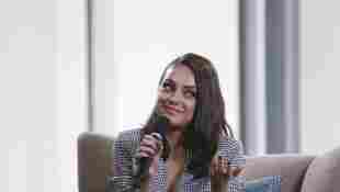 Mila Kunis speaks for UN Human Rights Day at Salesforce on December 10, 2018 in San Francisco, California