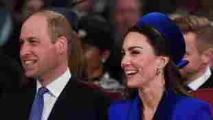 Prince William supported wife Kate with a surprise umbrella commonwealth day 2022 royal family photos pictures news