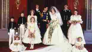 A Bridesmaid Of Princess Diana Just Got Married 40 Years Later India Hicks husband David Flint Wood royal wedding 2021 Prince Charles related