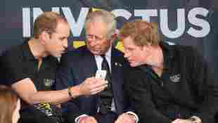 Prince William, Prince Charles and Prince Harry