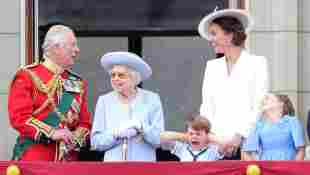 The Royal Family lip reader what was said balcony Palace trooping the colour 2022 Queen Elizabeth Prince Louis