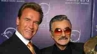 Arnold Schwarzenegger and Burt Reynolds