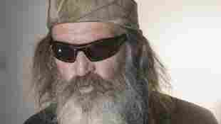 Phil Robertson of Duck Dynasty being interviewed at the RNC Cleveland U.S. on July 21st, 2016.