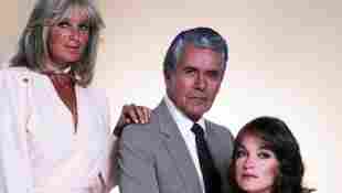 Linda Evans, John Forsythe, and Pamela Sue Martin in 'Dynasty'