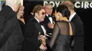 Elton John, Prince Harry and Duchess Meghan