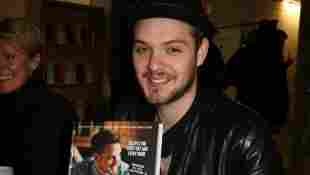 John Whaite with his book "John Whaite Bakes" in London, 2014.