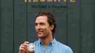 Matthew McConaughey launched an off-grid cabin he co-designed with Wild Turkey's charity initiative, With Thanks, at The Royal Botanic Gardens November 20, 2019 in Sydney, Australia.