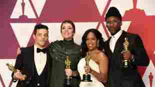 Rami Malek, Olivia Colman, Regina King and Mahershala Ali at the 2019 Oscars
