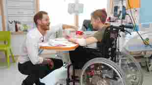 Prince Harry visit the Children's Hospital in Sheffield