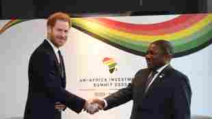 Prince Harry and the President of Mozambique