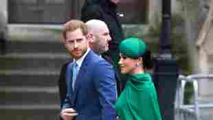 Prince Harry and Duchess Meghan at the Commonwealth Day Service on Monday.