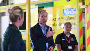 Prince William Steps Out For First Royal Public Outing Amid Coronavirus To Thank First Responders