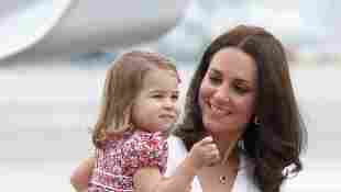 Duchess Catherine with her beautiful daughter, Princess Charlotte