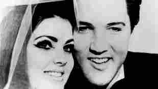 Priscilla Presley and Elvis presley