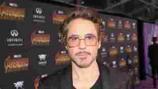 Robert Downey Jr. on the red carpet for the Avengers: Endgame premiere