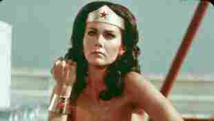 Lynda Carter as "Wonder Woman" from 1975 to 1979