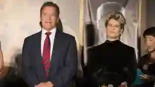 Arnold Schwarzenegger and Linda Hamilton terminator stranger things