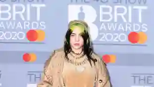 Billie Eilish attends The BRIT Awards 2020.