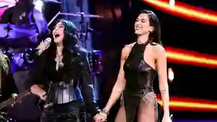 Cher and Dua Lipa in sexy outfits