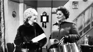 CORONATION STREET CORONATION STREET DORIS SPEED, BETTY DRIVER. Strictly editorial use only in conjunction with the promo