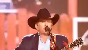 George Strait performing at the 54th Academy Of Country Music Awards