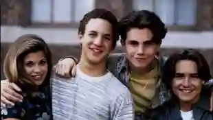 The "Boy Meets World" cast in 1995: Danielle Fishel, Ben Savage, Rider Strong and Will Friedle